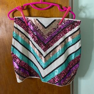 NWOT EXPRESS SEQUIN SKIRT